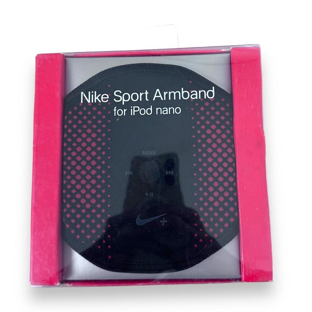 Nike Sport Armband for Apple iPod Nano 1-5 GEN Black & Red, MSRP $29.00 New NIB
